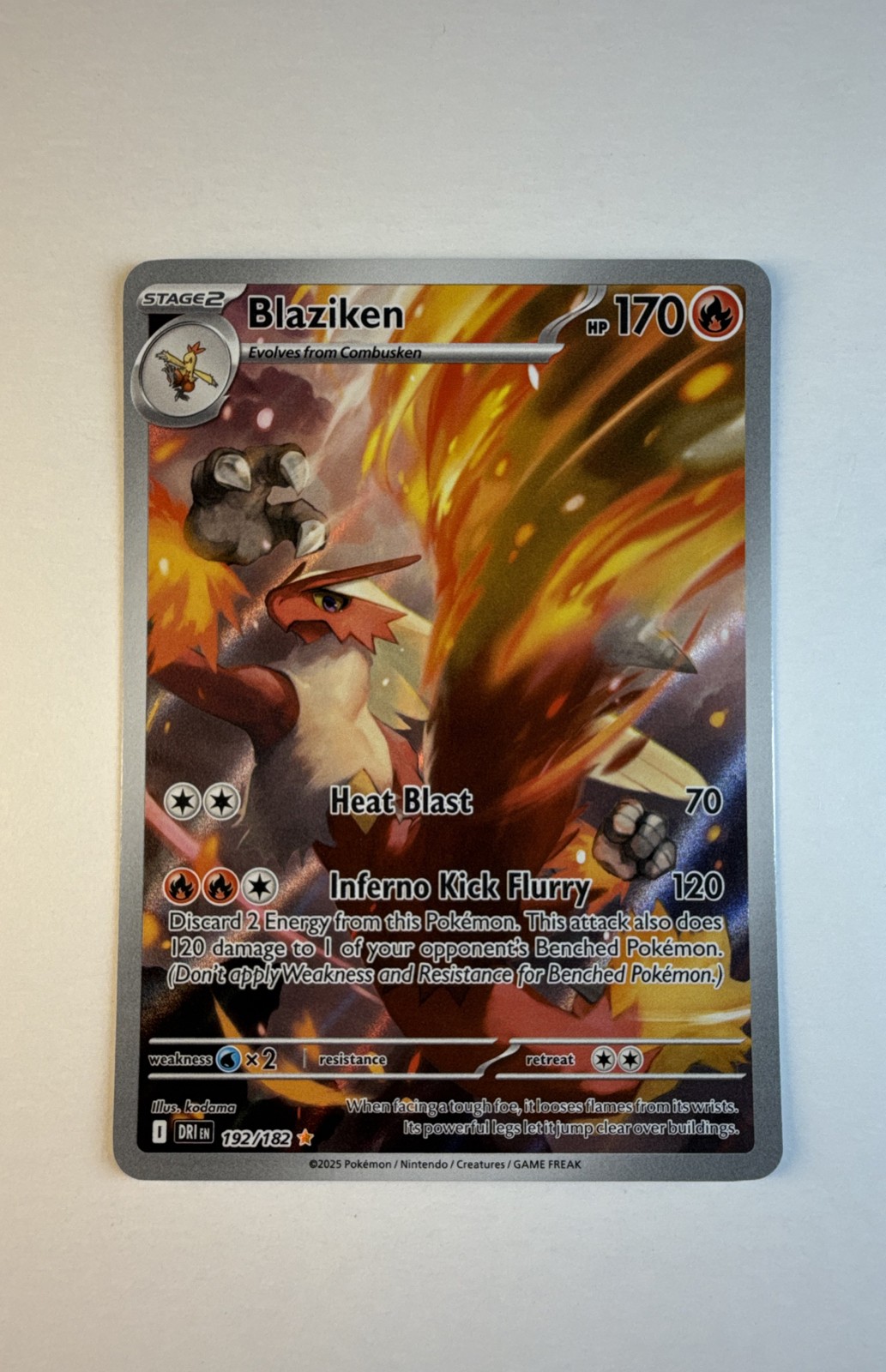 Blaziken 192/182 Sv10: Destined Rivals Holo