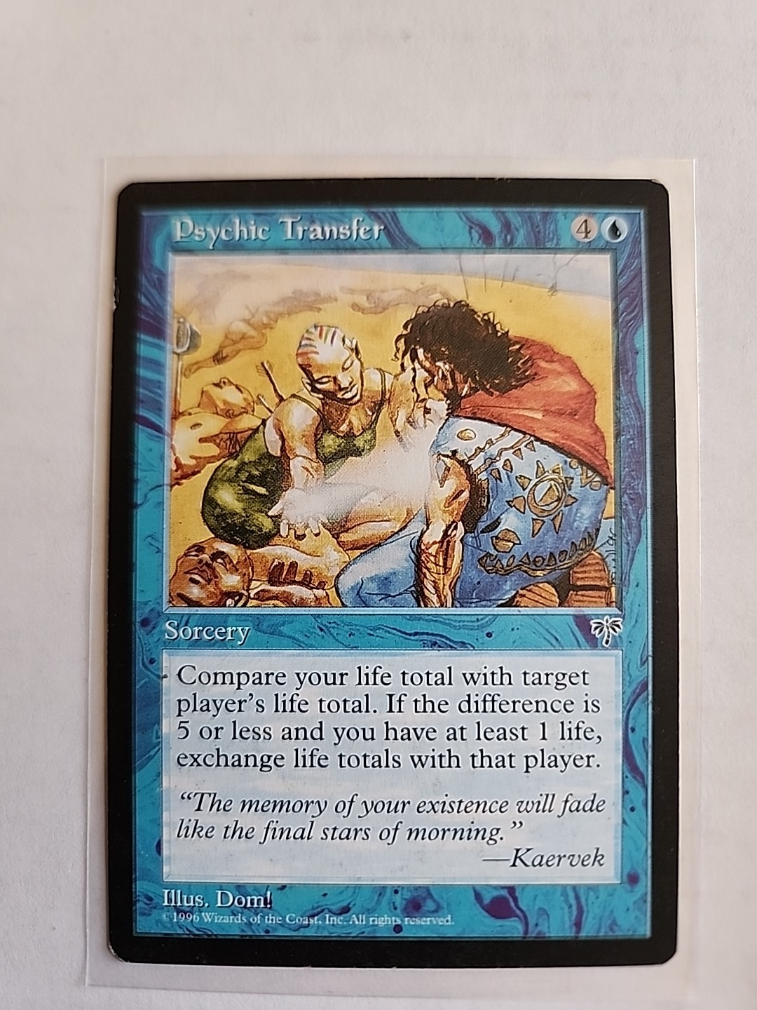 Psychic Transfer – Mirage – MTG Magic – Rare – Blue Sorcery