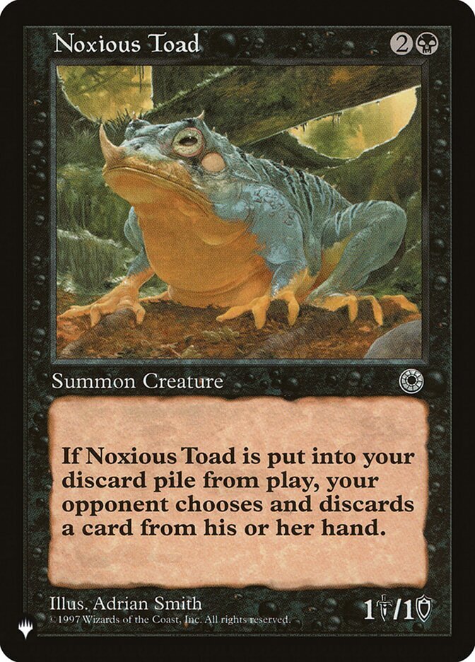 Noxious Toad The List x4 4x XQX MTG Playset Magic
