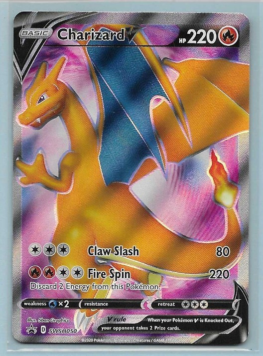 Pokemon Sword & Shield Promos Holo Charizard V SWSH050
