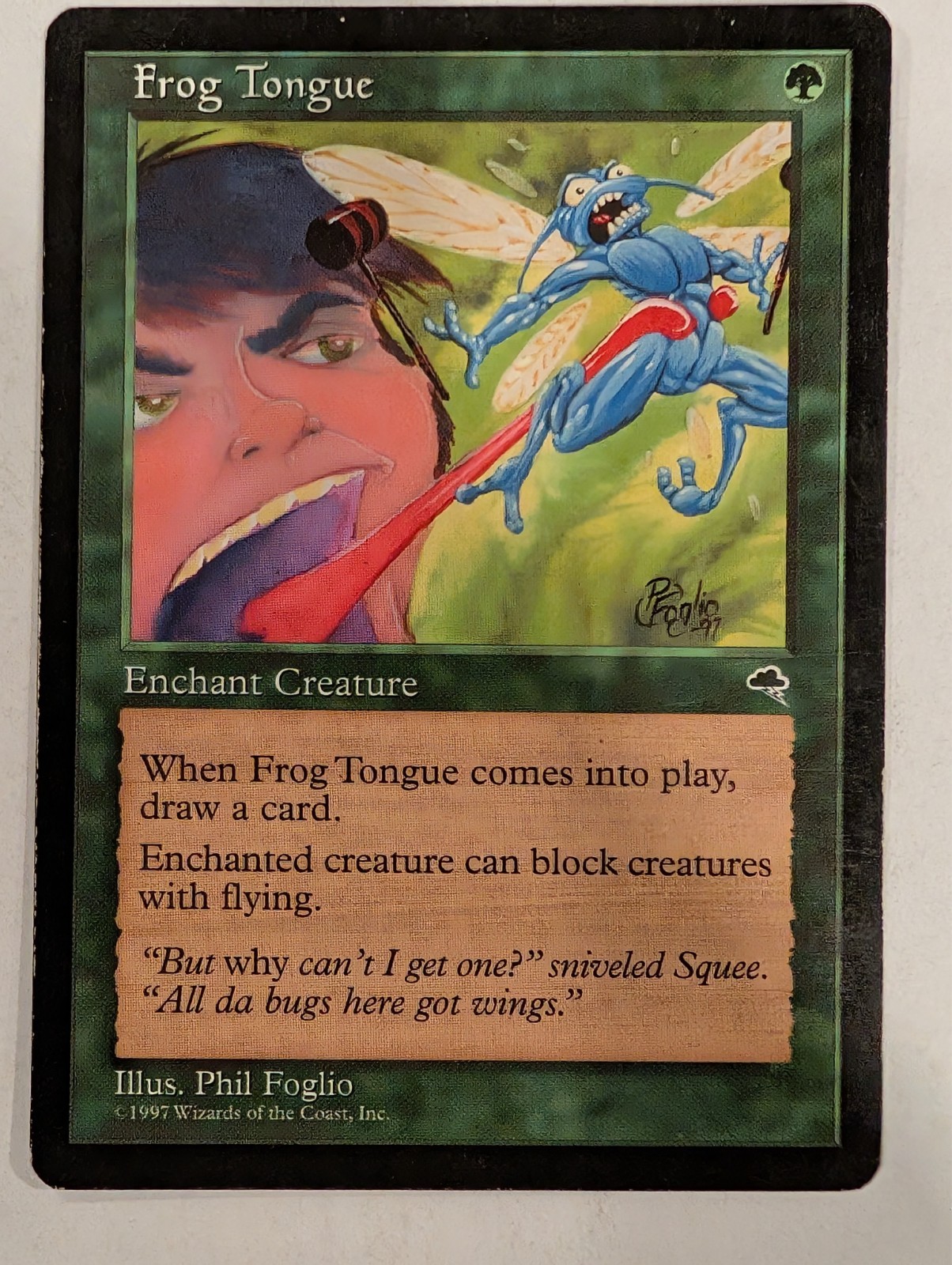 Frog Tongue – Tempest – Magic the Gathering MTG Nice!