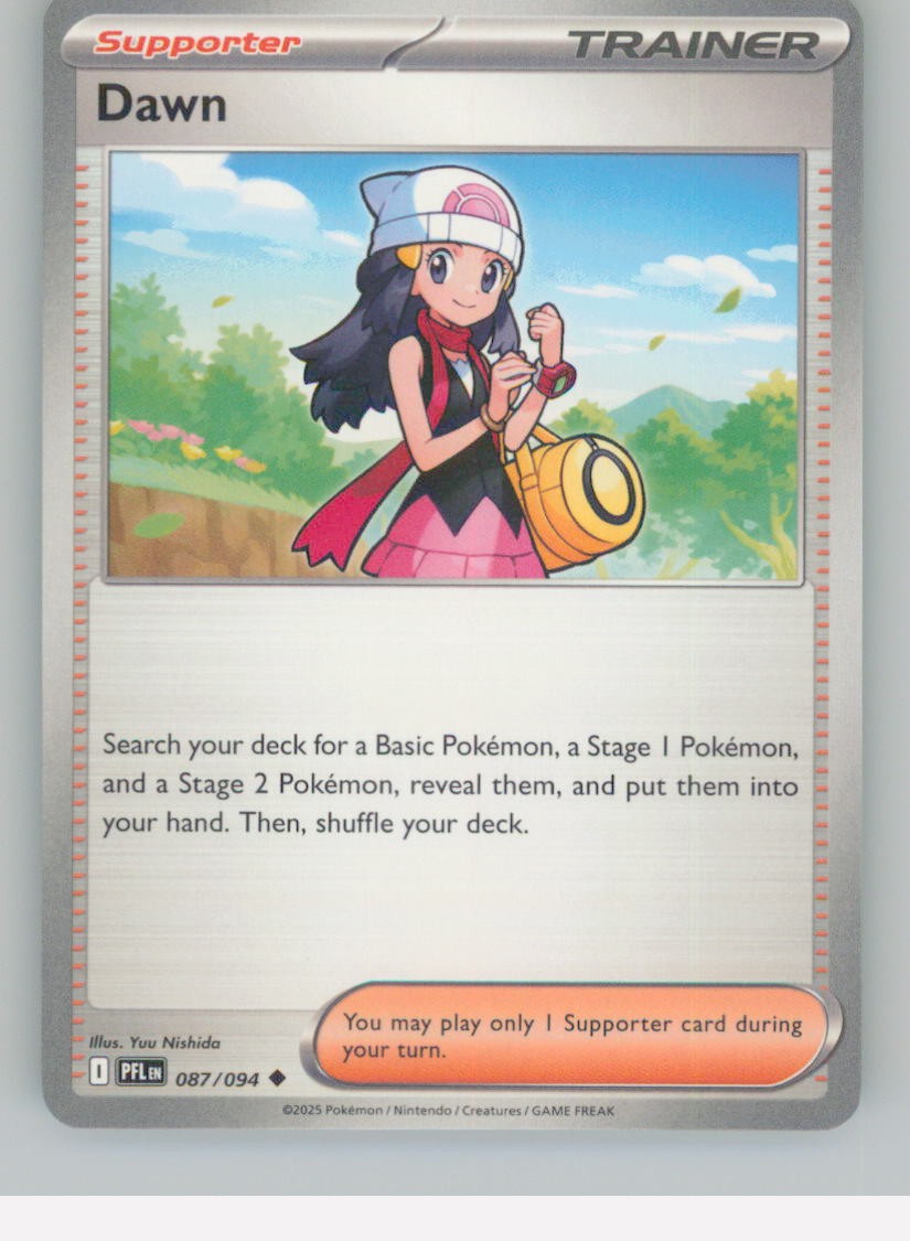 Dawn 087/094 UC Phantasmal Flames Pokemon NM