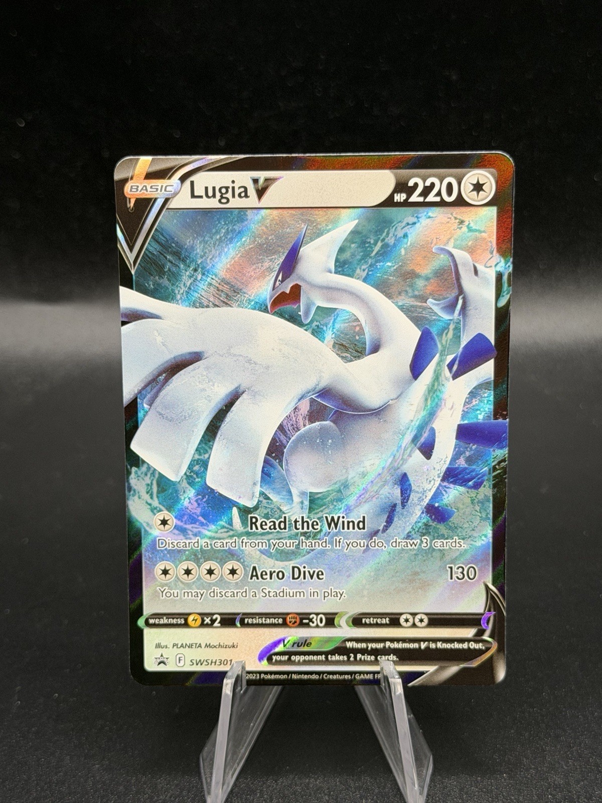 Lugia V SWSH301 Sword And Shield Black Star Promo Pokémon NM JB3