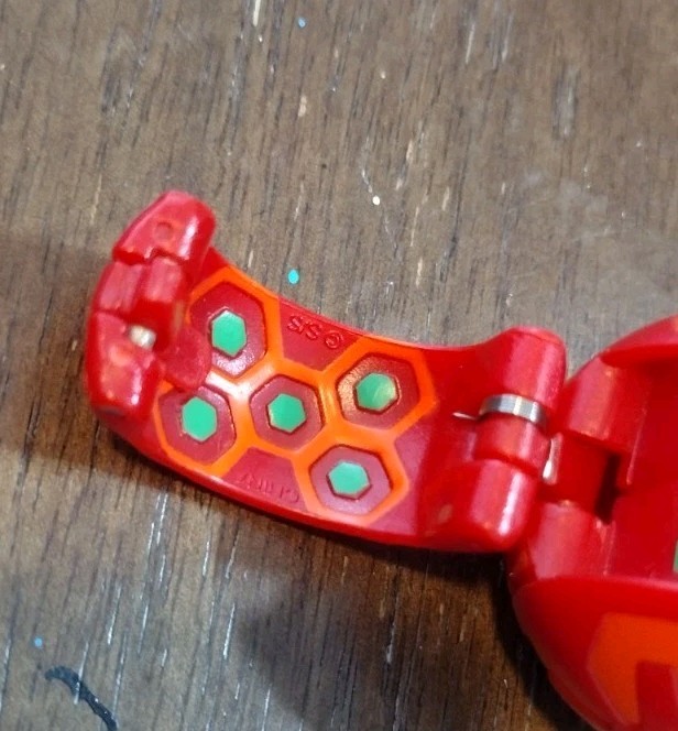 Bakugan B1 Pyrus Serpenoid 280G Red JAPANESE IMPORT Open Core READ!!