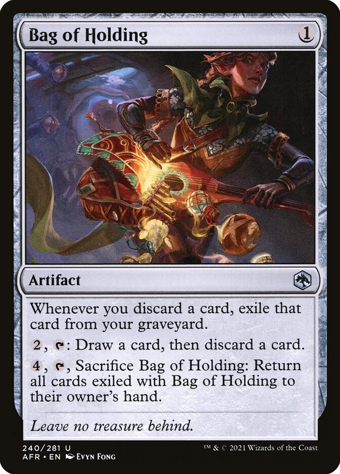 Bag of Holding (240) Adventures in the Forgotten Realms AFR MTG Magic