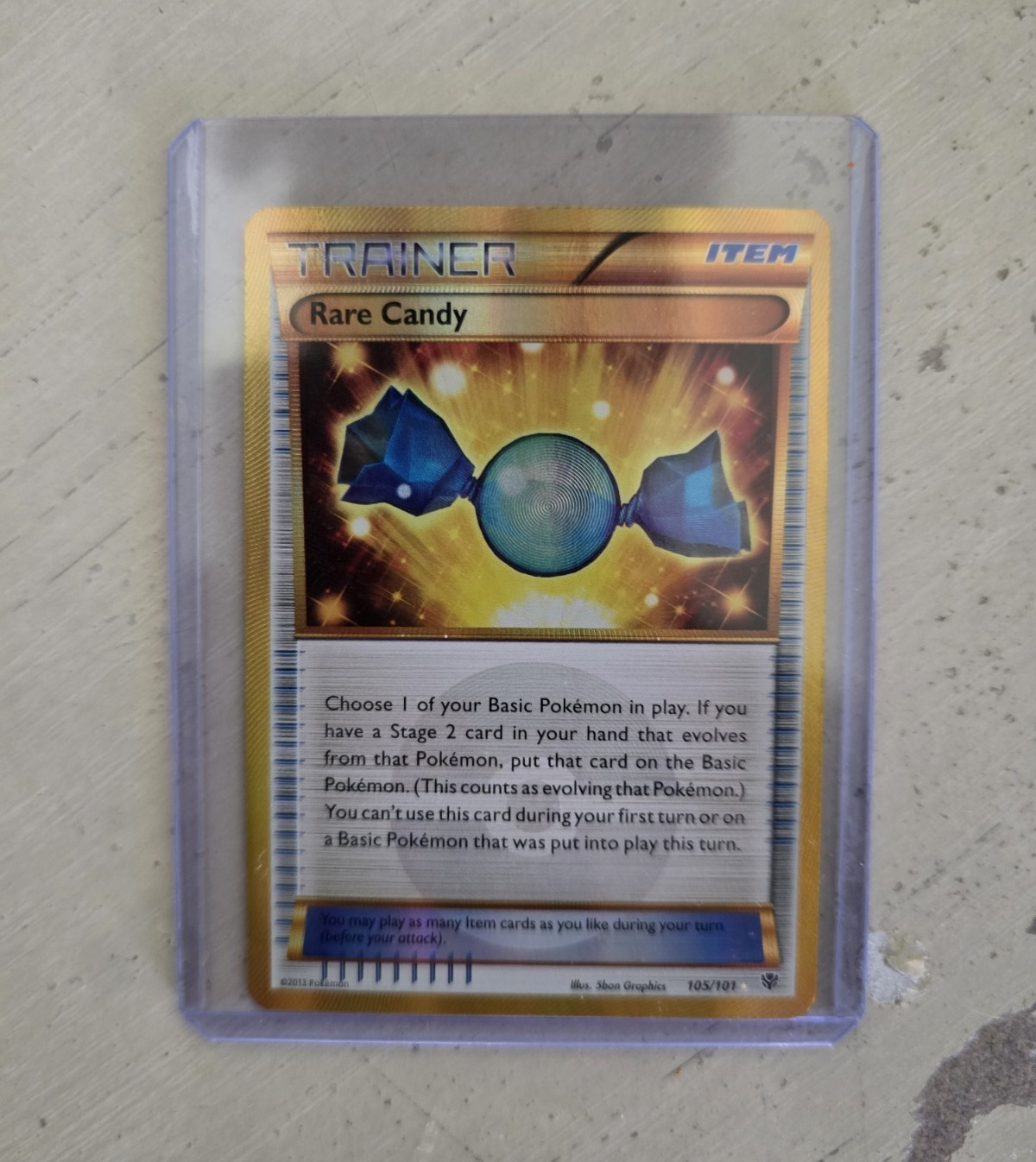 Pokemon TCG Rare Candy 105/101 Secret Rare Trainer-Item EX Sandstorm ENG