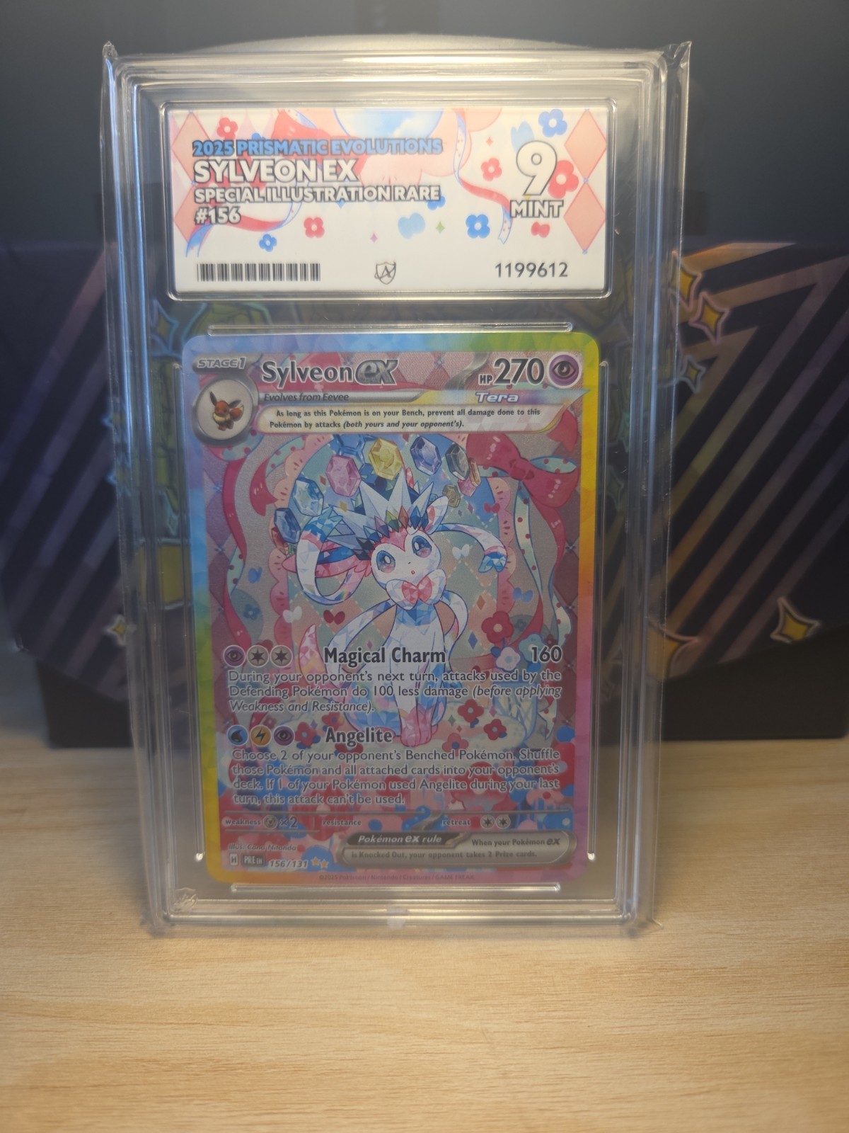 Sylveon 156/131 ACE 9 Prismatic Evolutions Special Illustration Rare Pokemon TCG