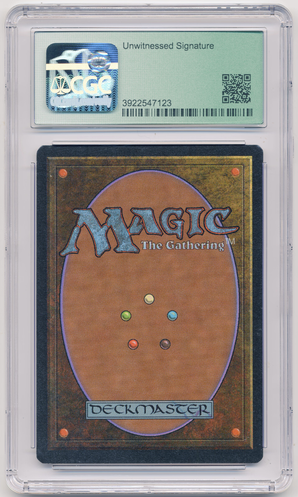 Graded Signed Infinite Authority CGC 8.5 Legends Artist Douglas Shuler MTG Magic