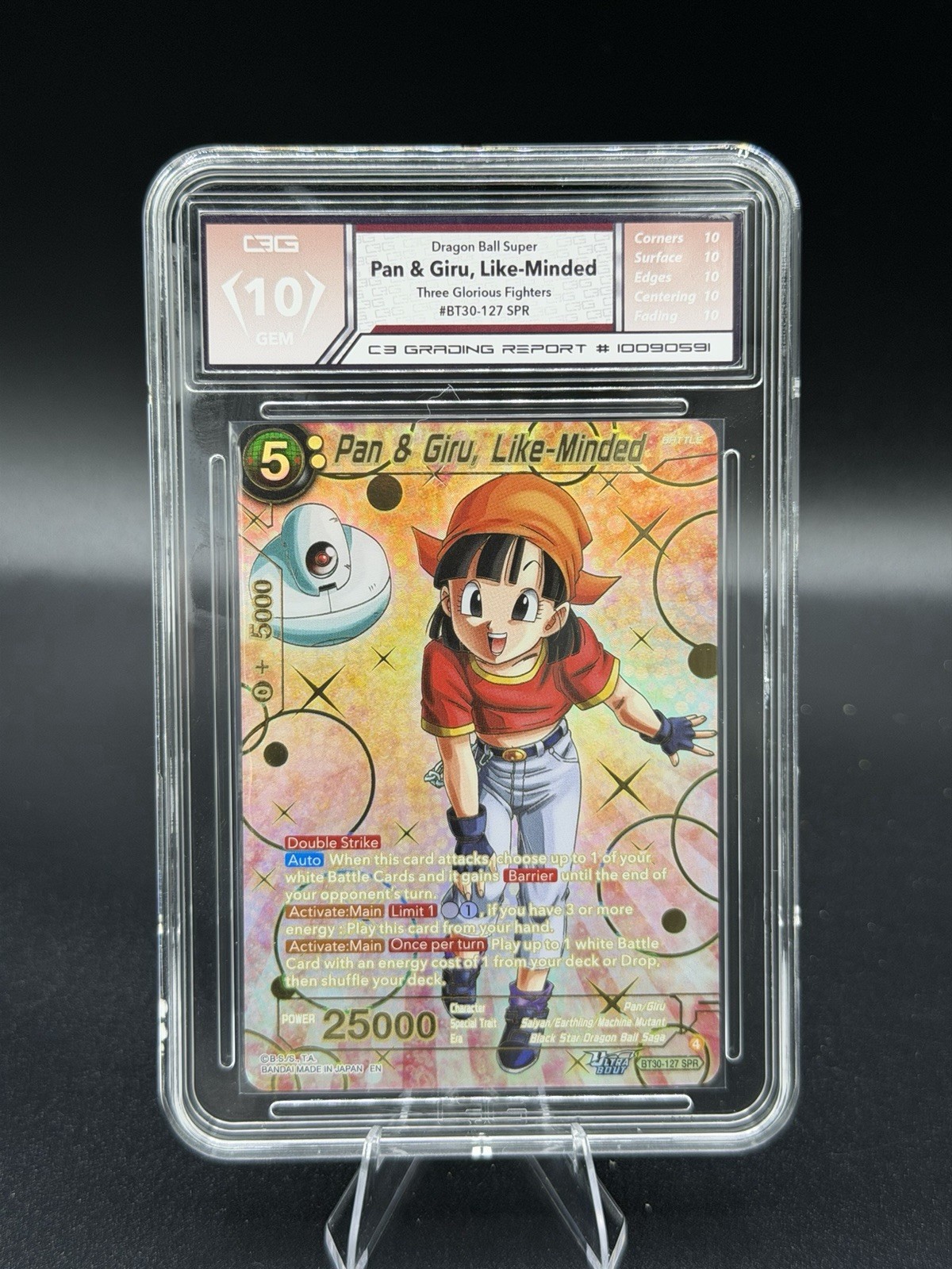 Pan & Giru, Like-Minded Three Glorious Fighters BT30-127 SPR Foil C3G 10