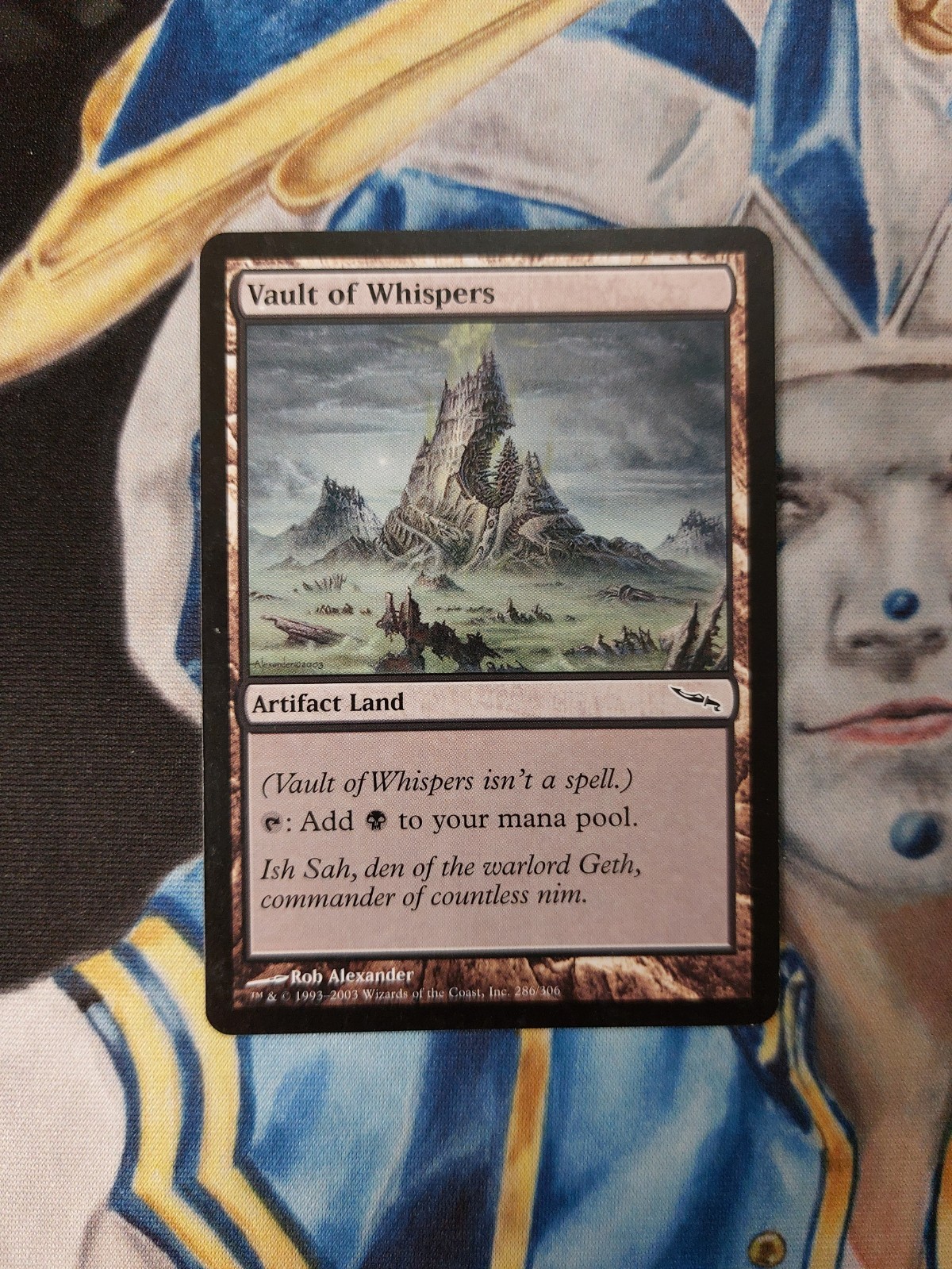 Vault of Whispers MTG Mirrodin Common Artifact Land Heavily Played x1 VW7