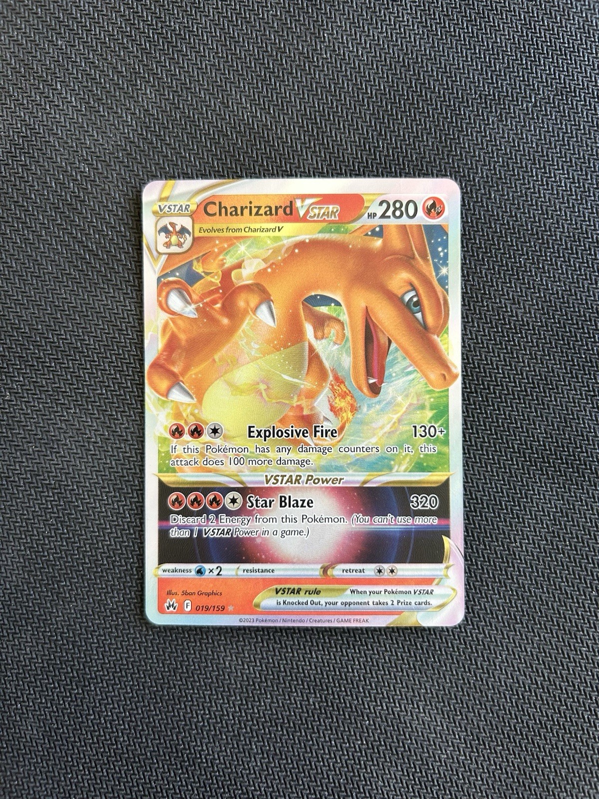 Pokemon TCG Charizard Vstar 019/159! NM Condition! See Description!