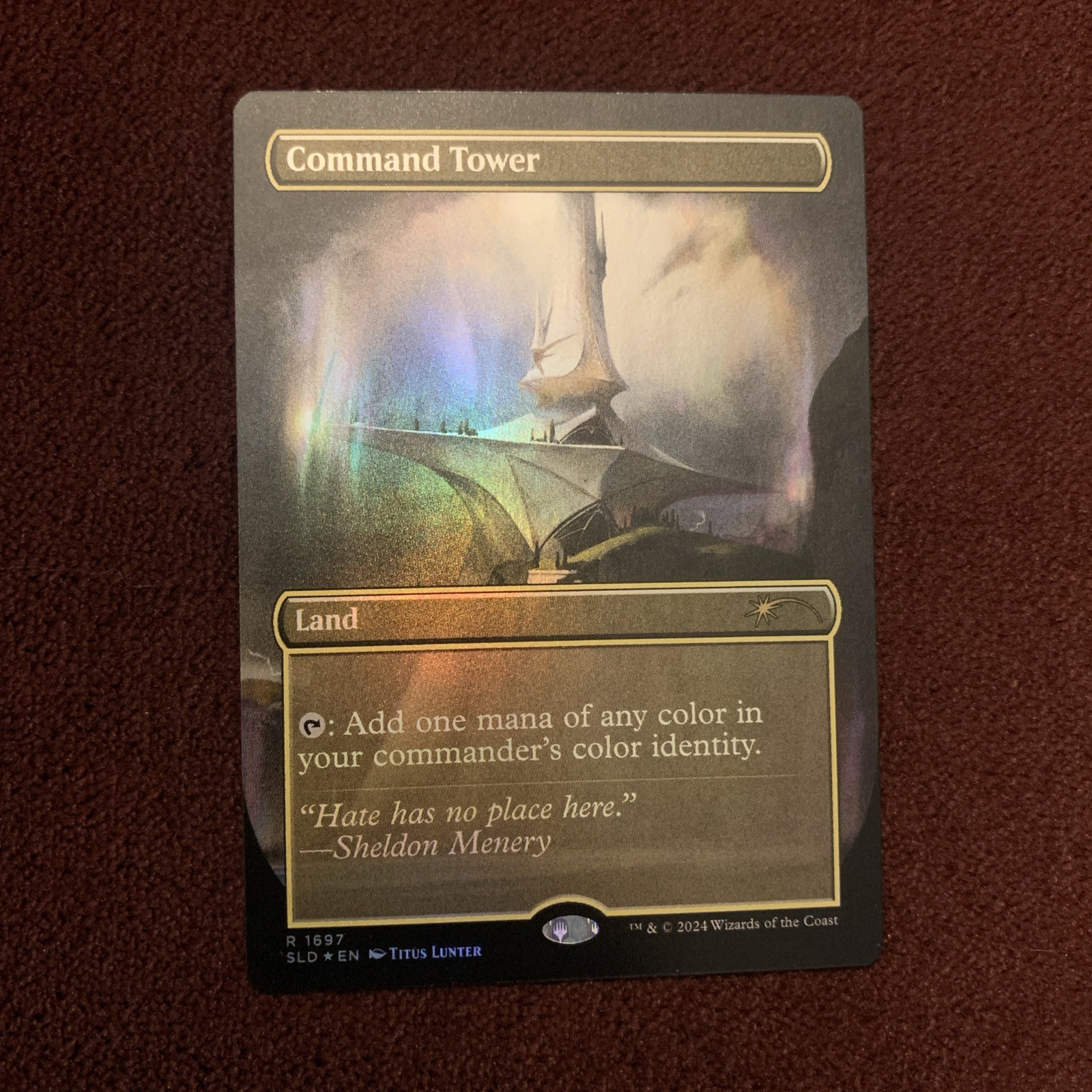 Command Tower (1697) (Rainbow Foil) Secret Lair Drop Foil