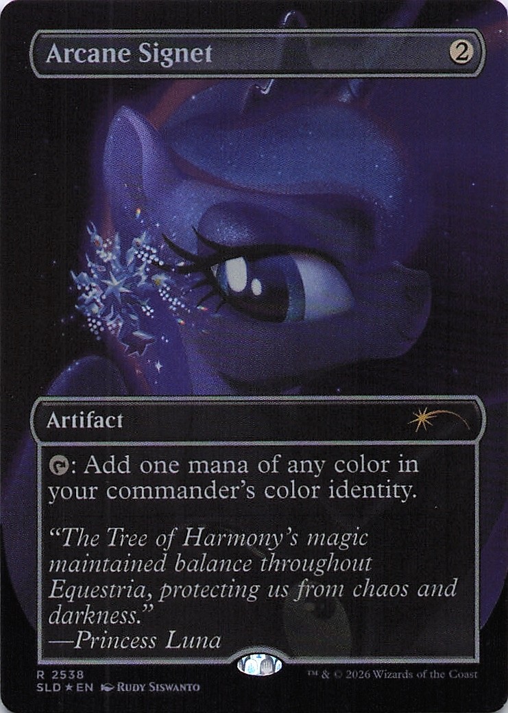 Arcane Signet (2538) Secret Lair Drop Foil Pony