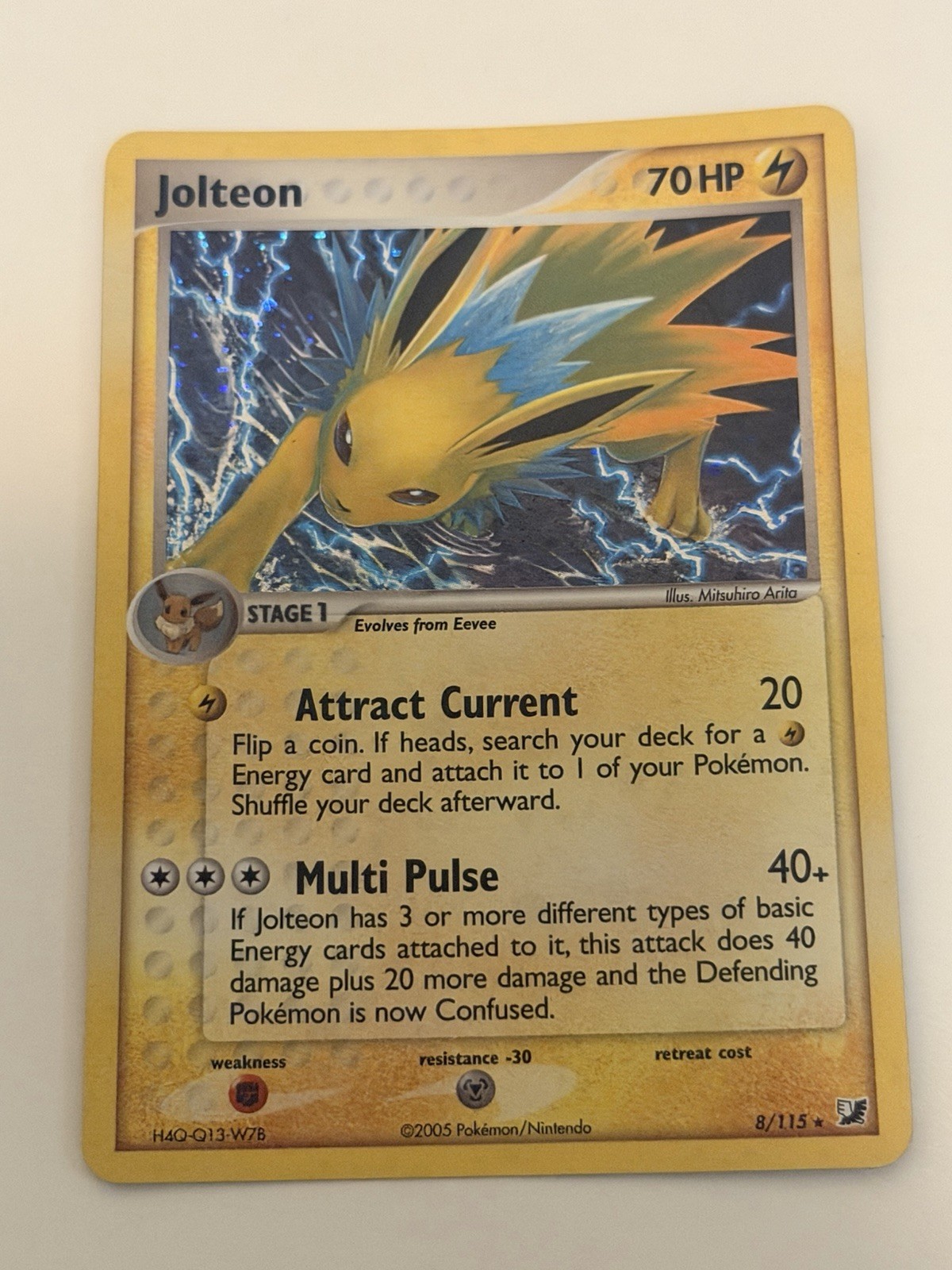 Jolteon 8/115 Unseen Forces Holo