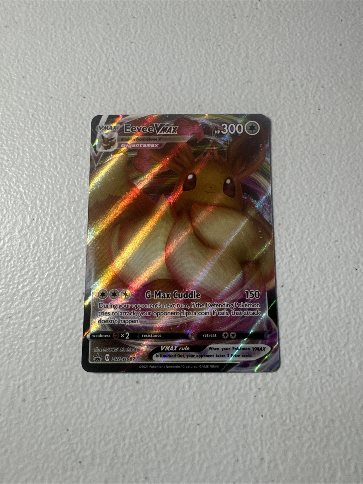 Pokémon TCG – Eevee VMAX- SWSH087 Black Star Promo