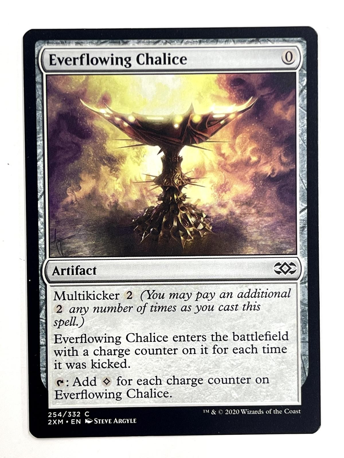 Everflowing Chalice 254 Common Double Masters Magic: The Gathering LP