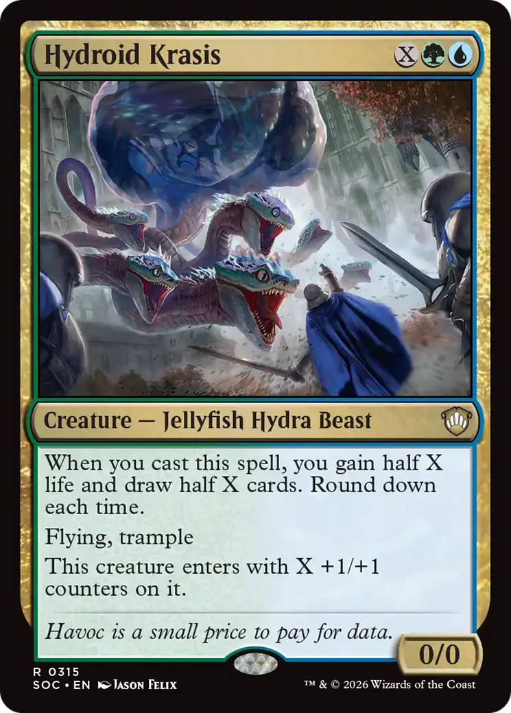 MTG Hydroid Krasis [Secrets of Strixhaven Commander] Near Mint Magic