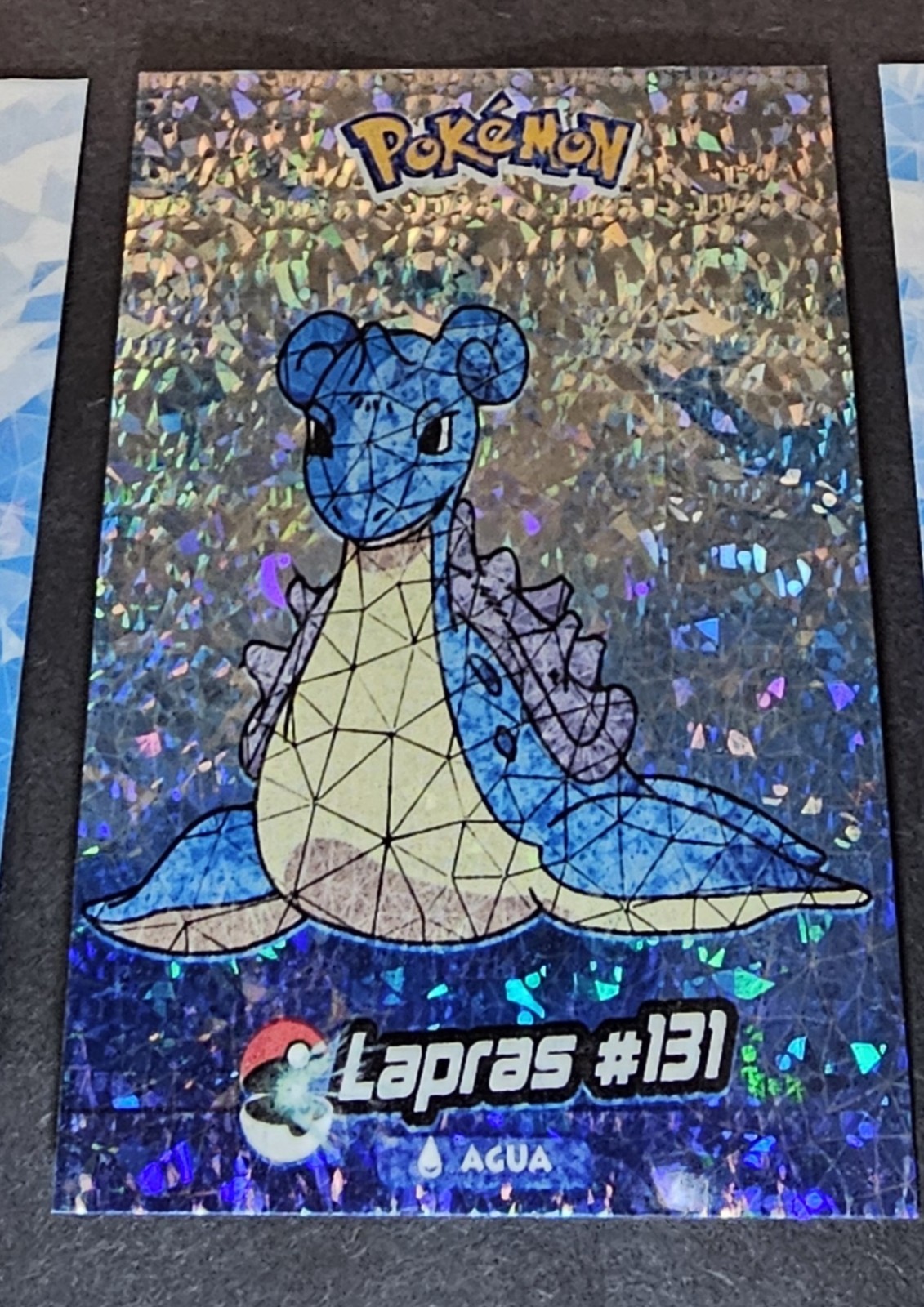 LAPRAS – POKEMON CRYSTAL CARD COLLECTION CRACKED ICE HOLO