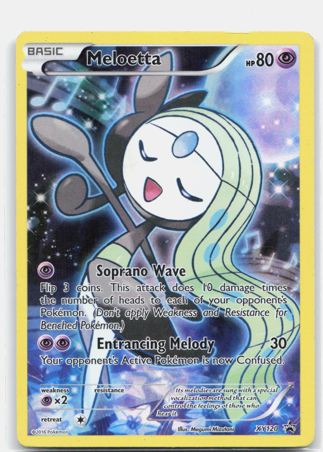 Meloetta Holo Promo XY Promos XY120 MP