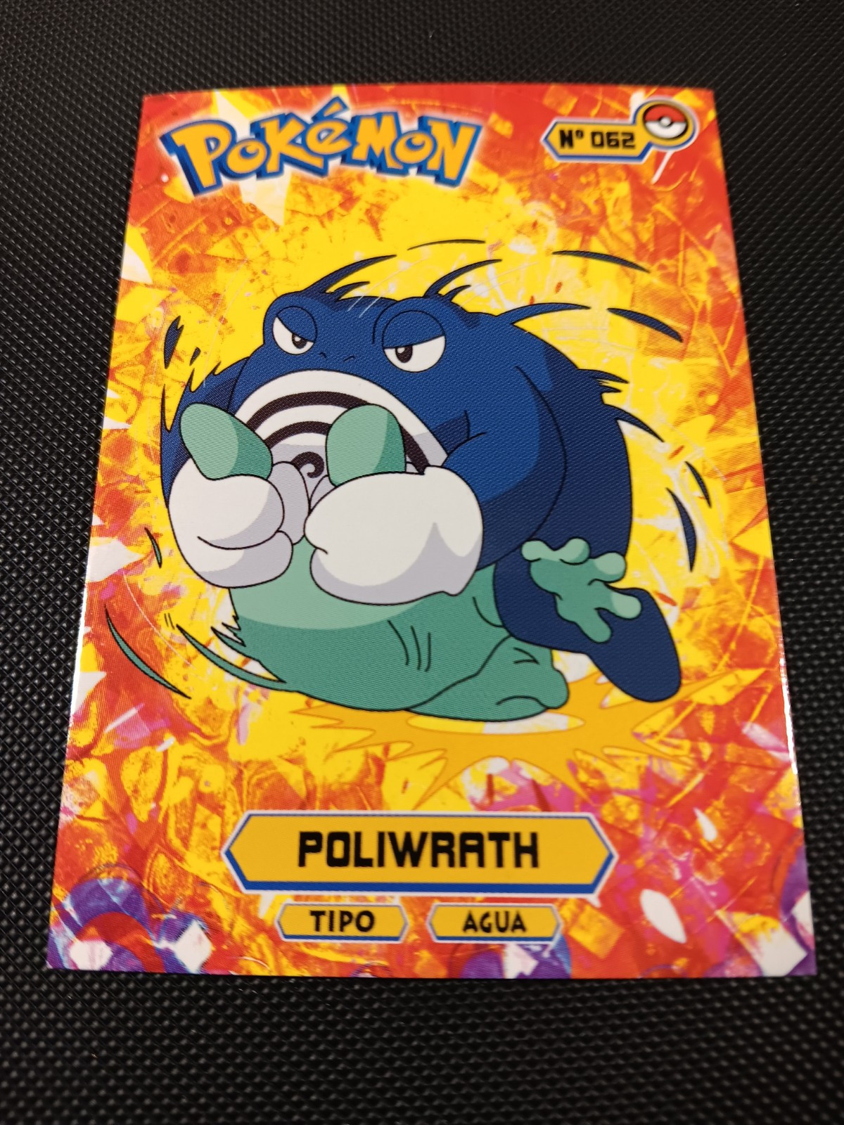 Pokemon 2024 Card Tops Pokedex Database Set Poliwrath #62 Peru US Seller