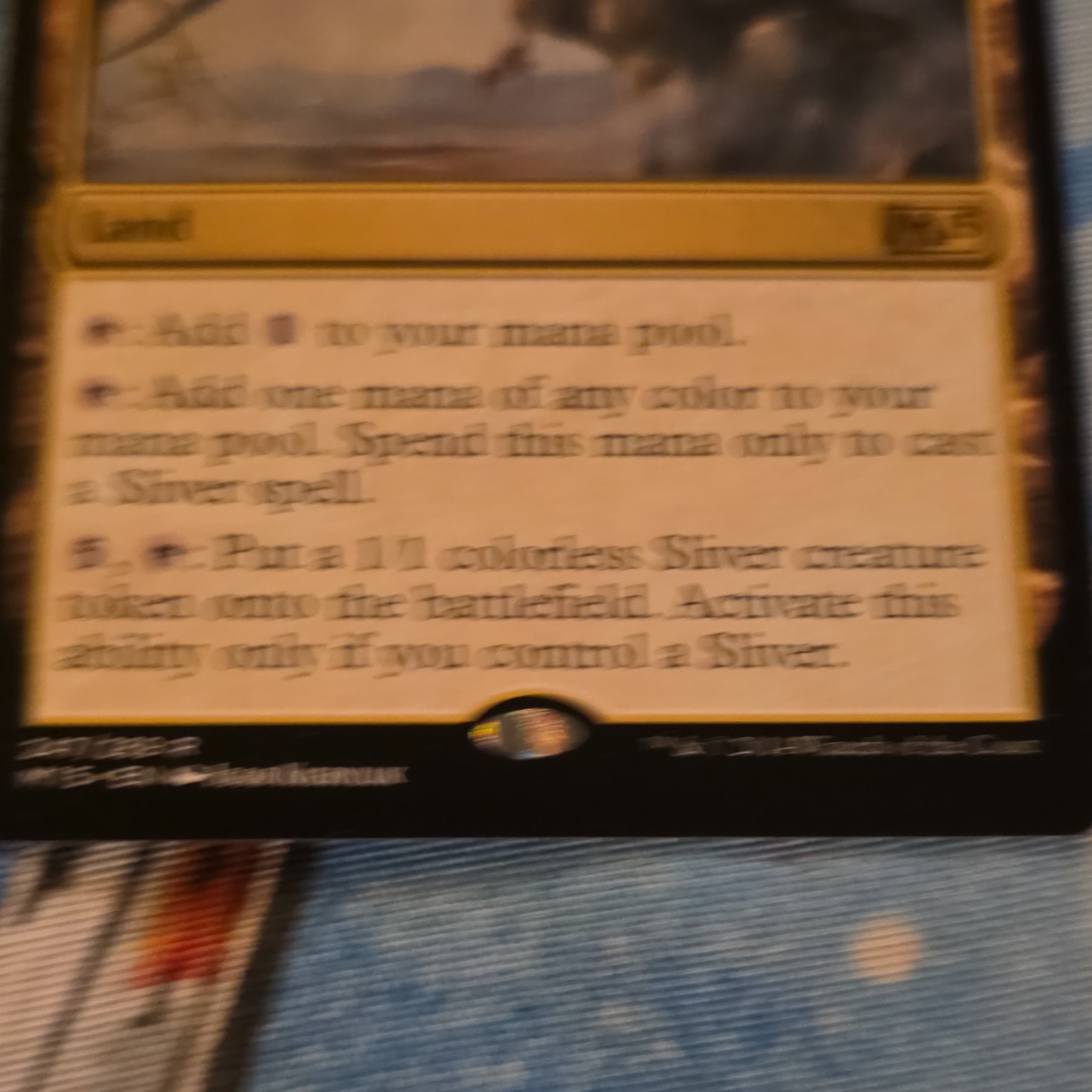 Magic: The Gathering Sliver Hive M15 Rare Land 247/269 Igor Kieryluk English