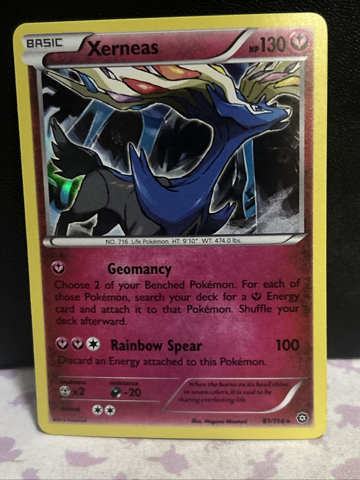 Xerneas Holo Rare STS XY – Steam Siege 81/114 LP