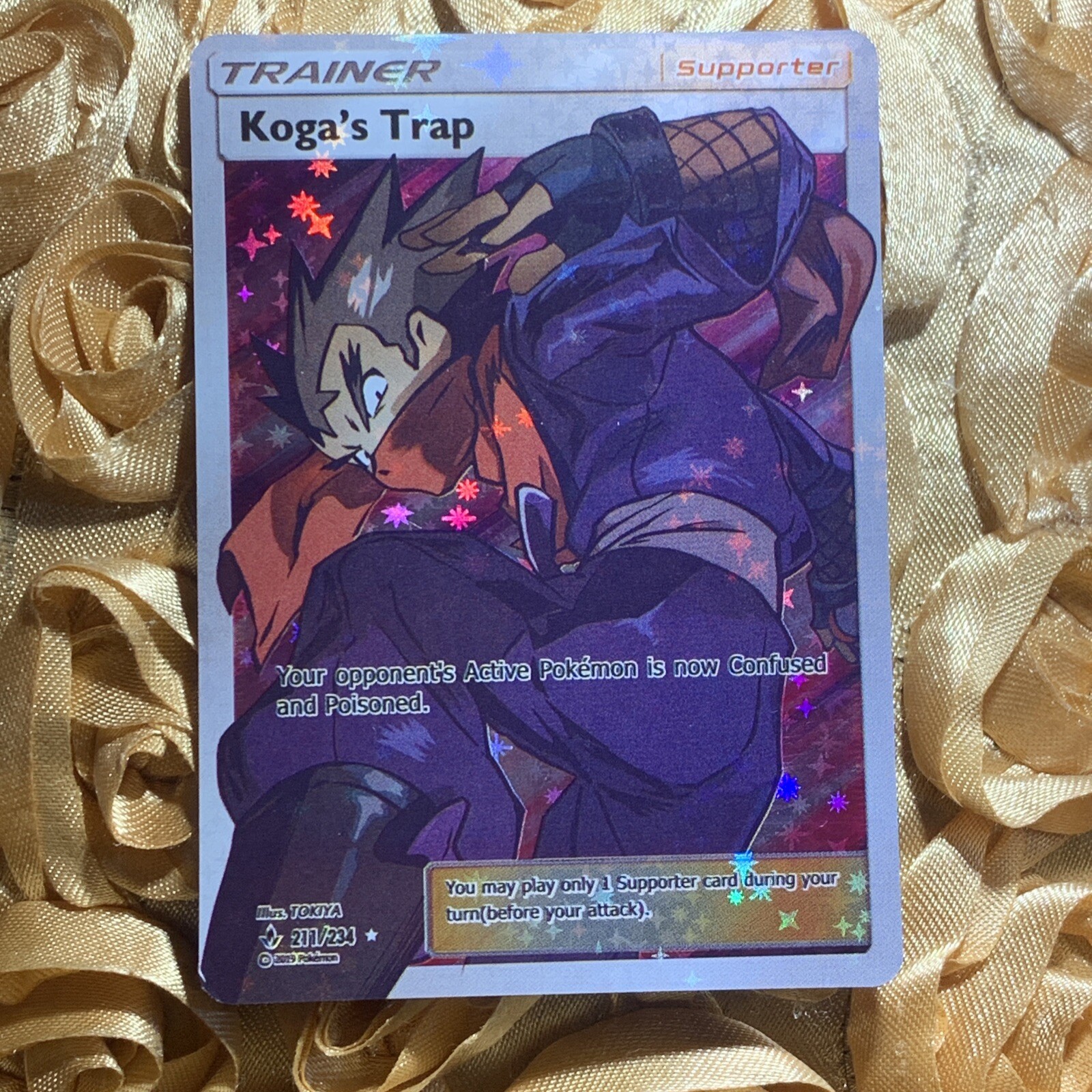 Koga’s Trap TRAINER Support ACG Anime Girl Goddess Holo Card