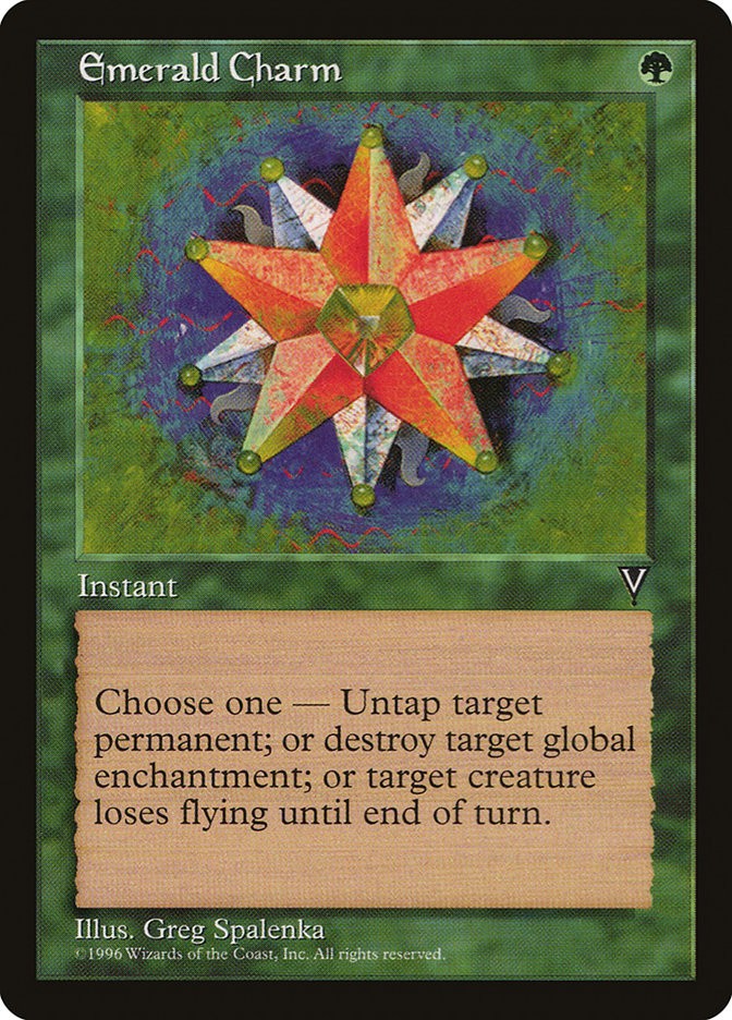 MTG Magic the Gathering Emerald Charm (106/167) Visions LP
