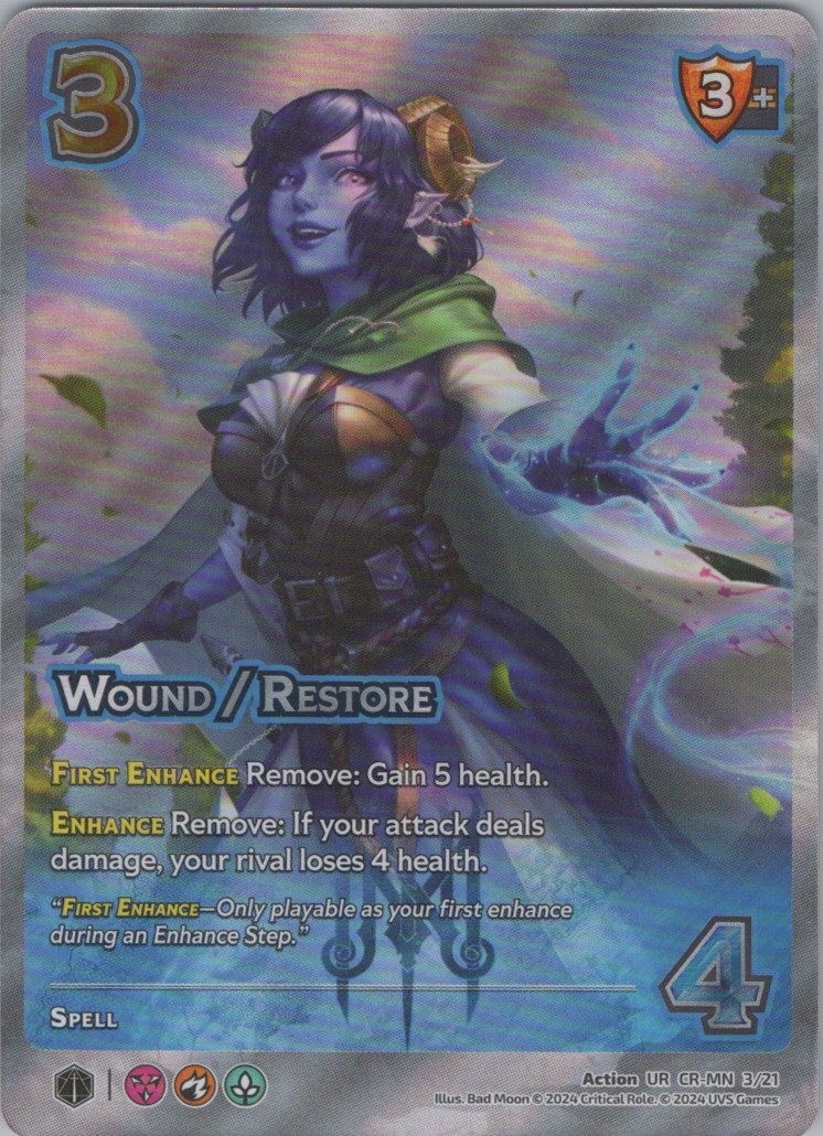 Foil Wound / Restore Ultra Rare Vox Machina and Mighty Nein CR-MN 3/21 NM