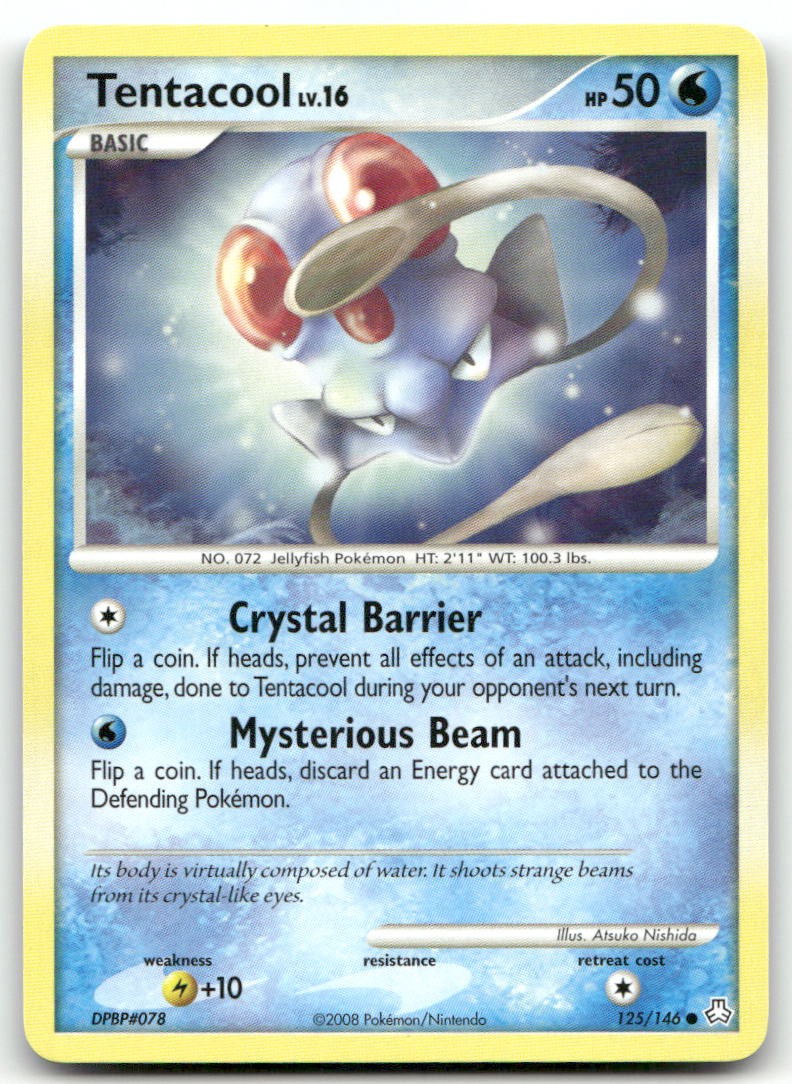 Tentacool 125/146 Common Legends Awakened Pokemon Lightly Played