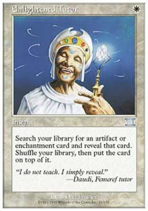 MTG English Enlightened Tutor Light Play Normal Classic 6th Edition