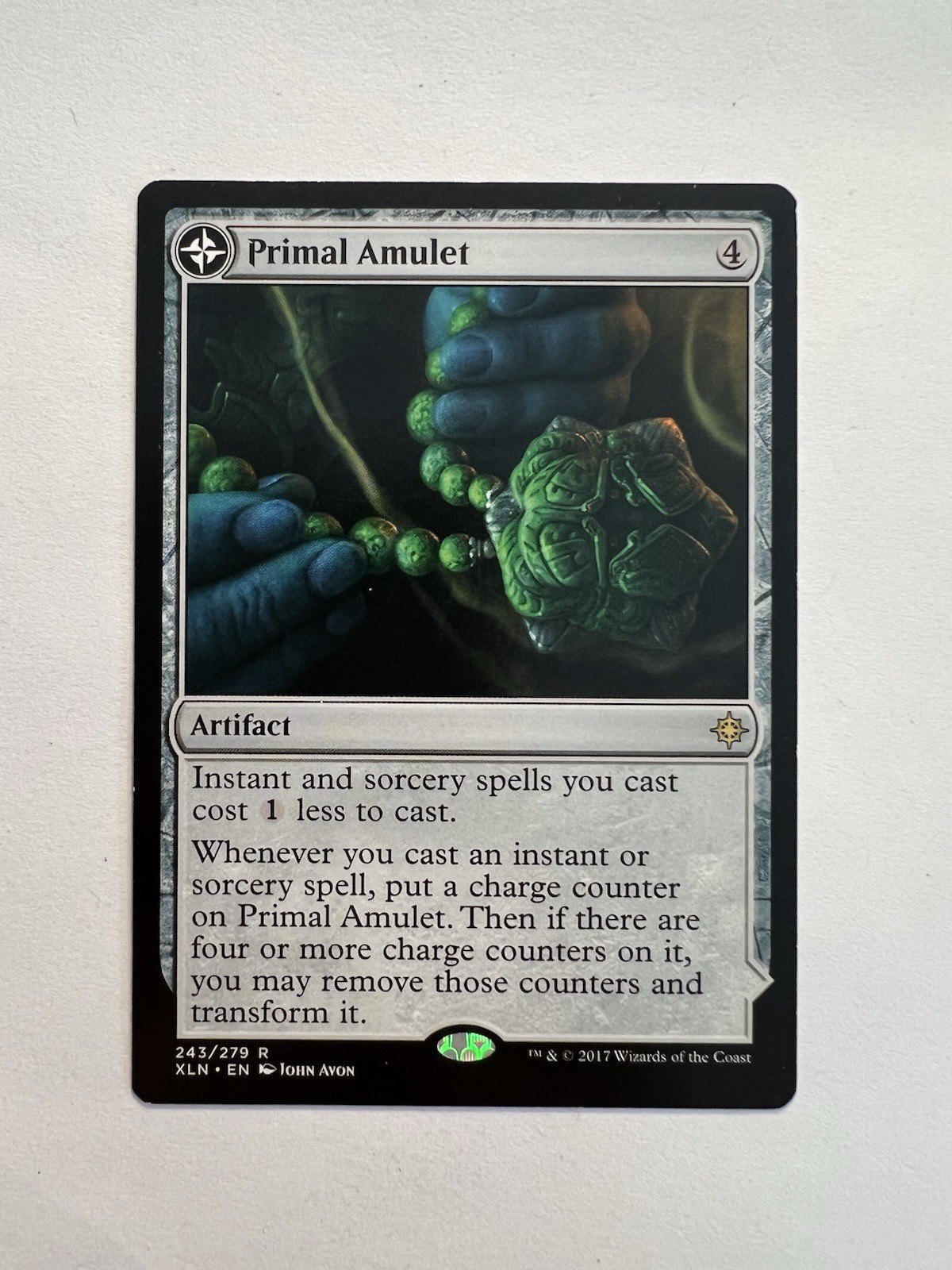 Primal Amulet / Primal Wellspring – MTG Ixalan – NM