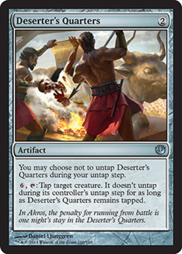 MTG-4x-Near Mint, English-Deserter’s Quarters-Journey into Nyx
