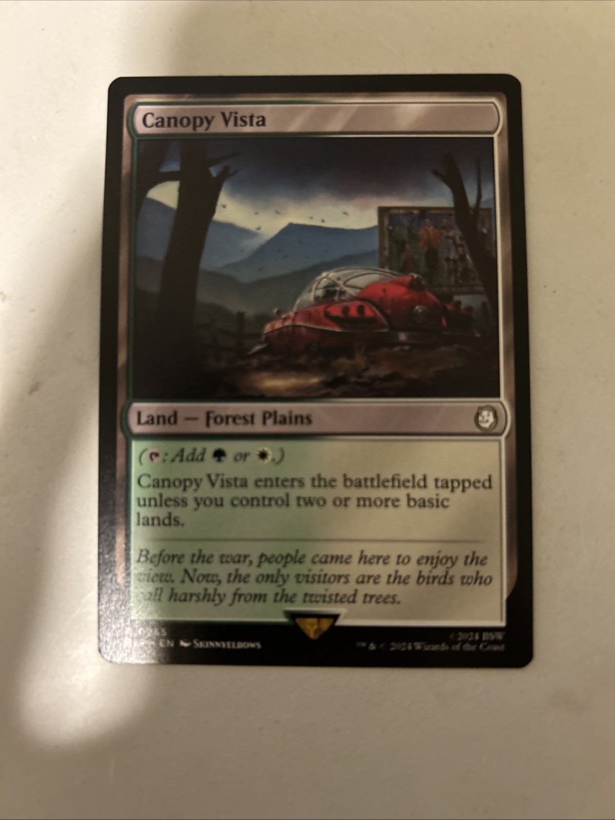 MTG – Canopy Vista – Fallout (PIP) NM/M ss