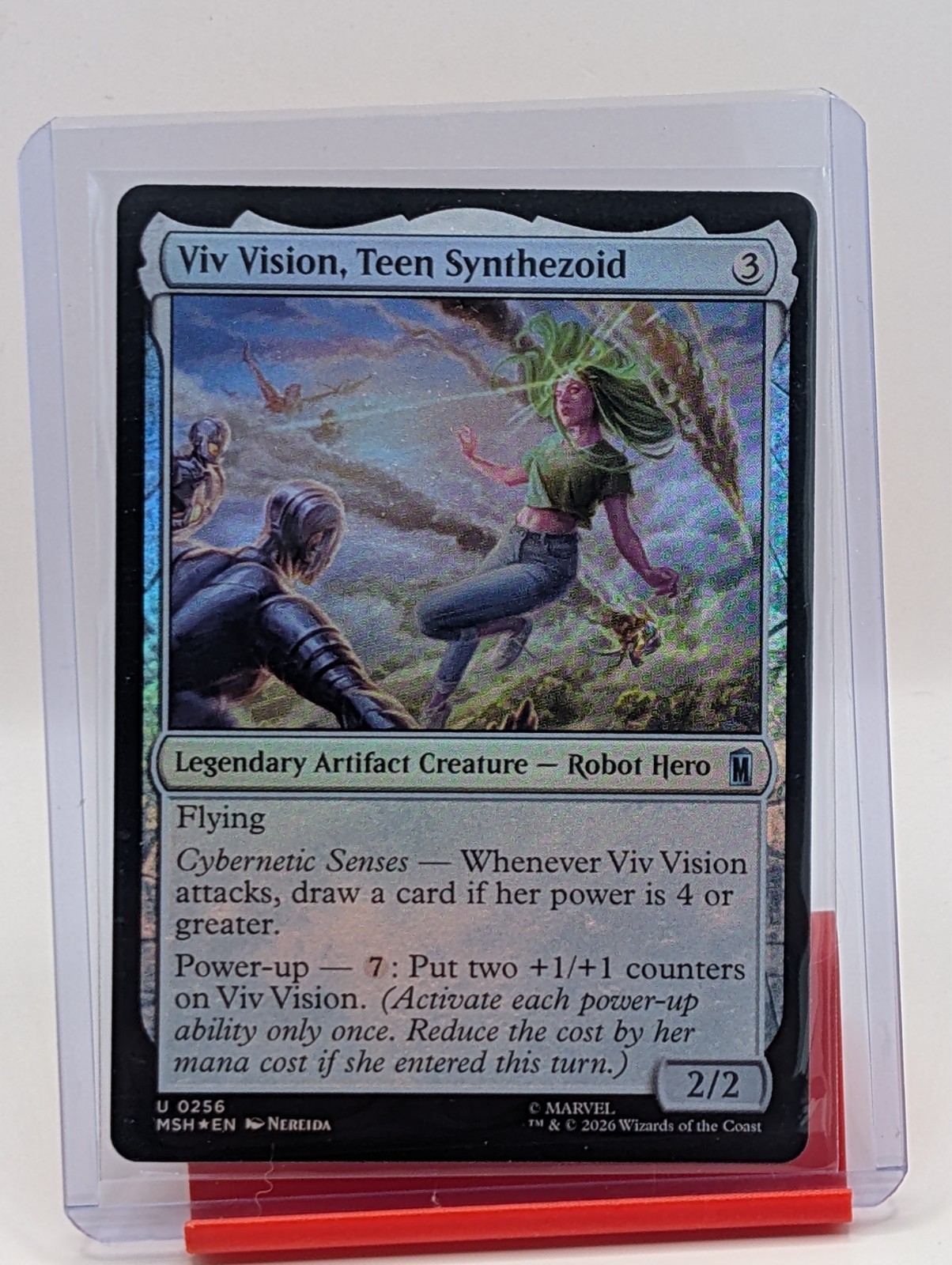 Viv Vision, Teen Synthezoid [Foil] #256 Magic Marvel Super Heroes