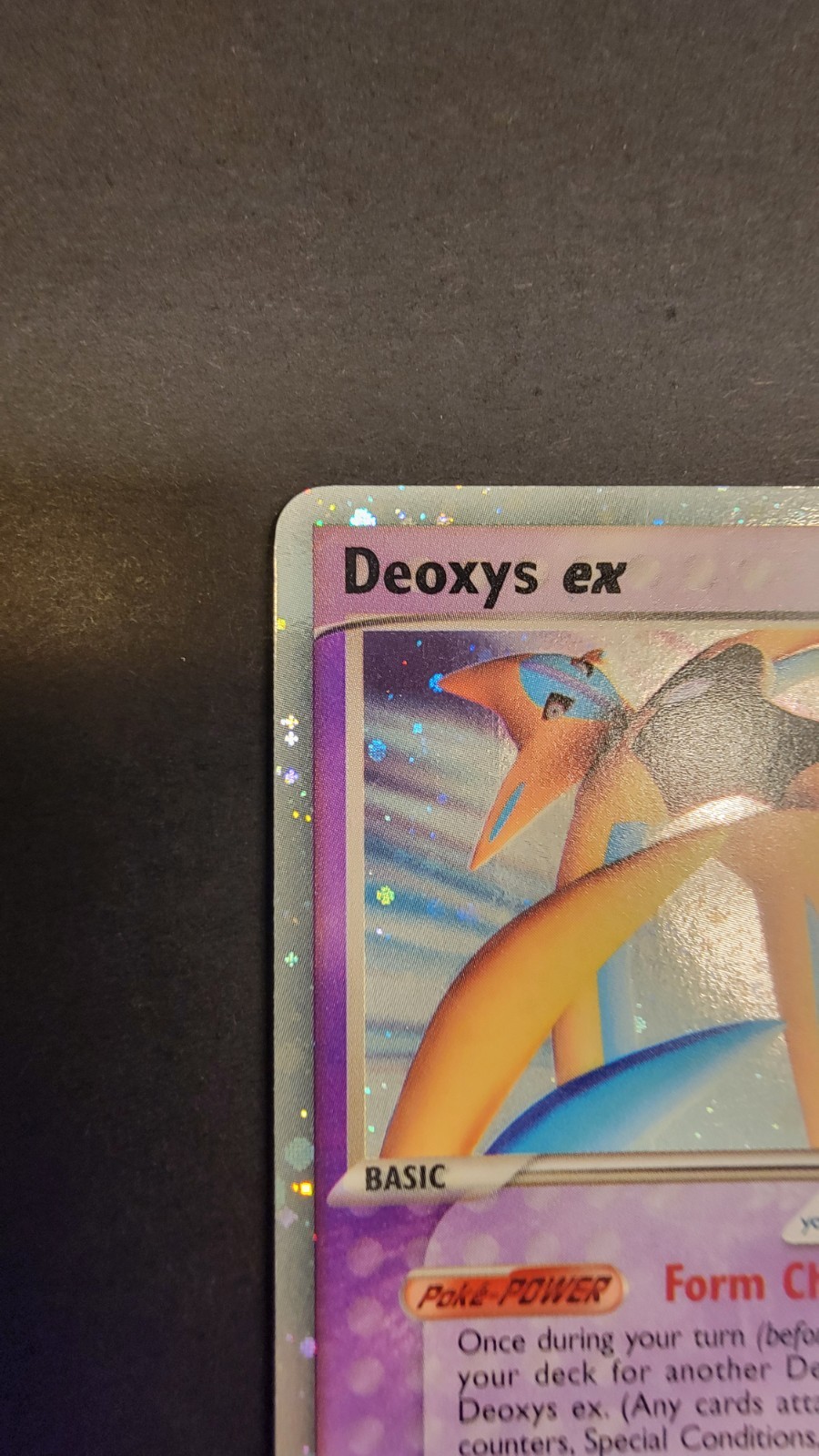 Deoxys ex (Attack Forme) – EX Deoxys 98/107 Holo Ultra Rare English