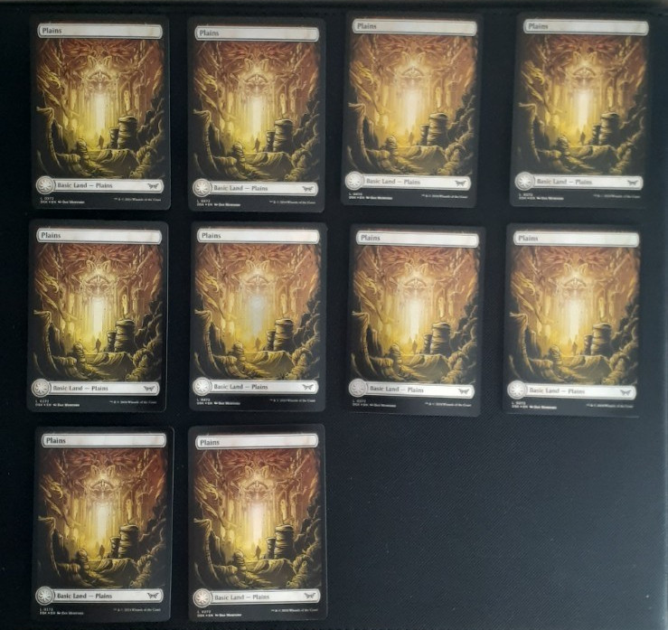 10x FULL ART PLAINS FOIL – Duskmourn – MTG – Magic the Gathering