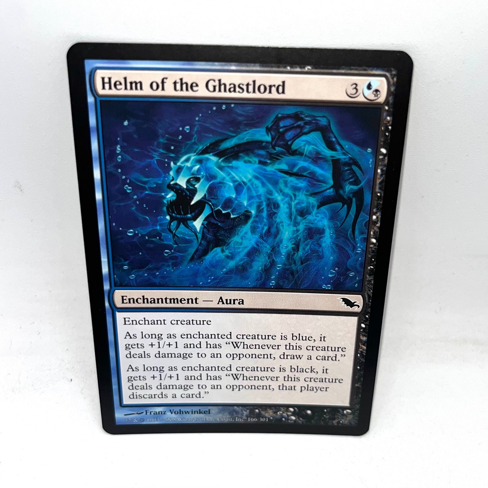Helm of the Ghastlord 166 Common Shadowmoor Magic: The Gathering Lightly Played