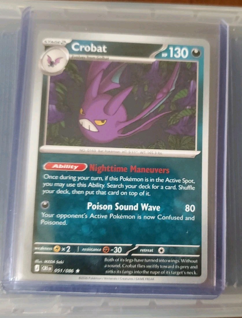 Crobat – (Non-Holo) 051/086 Deck Exclusives Regular