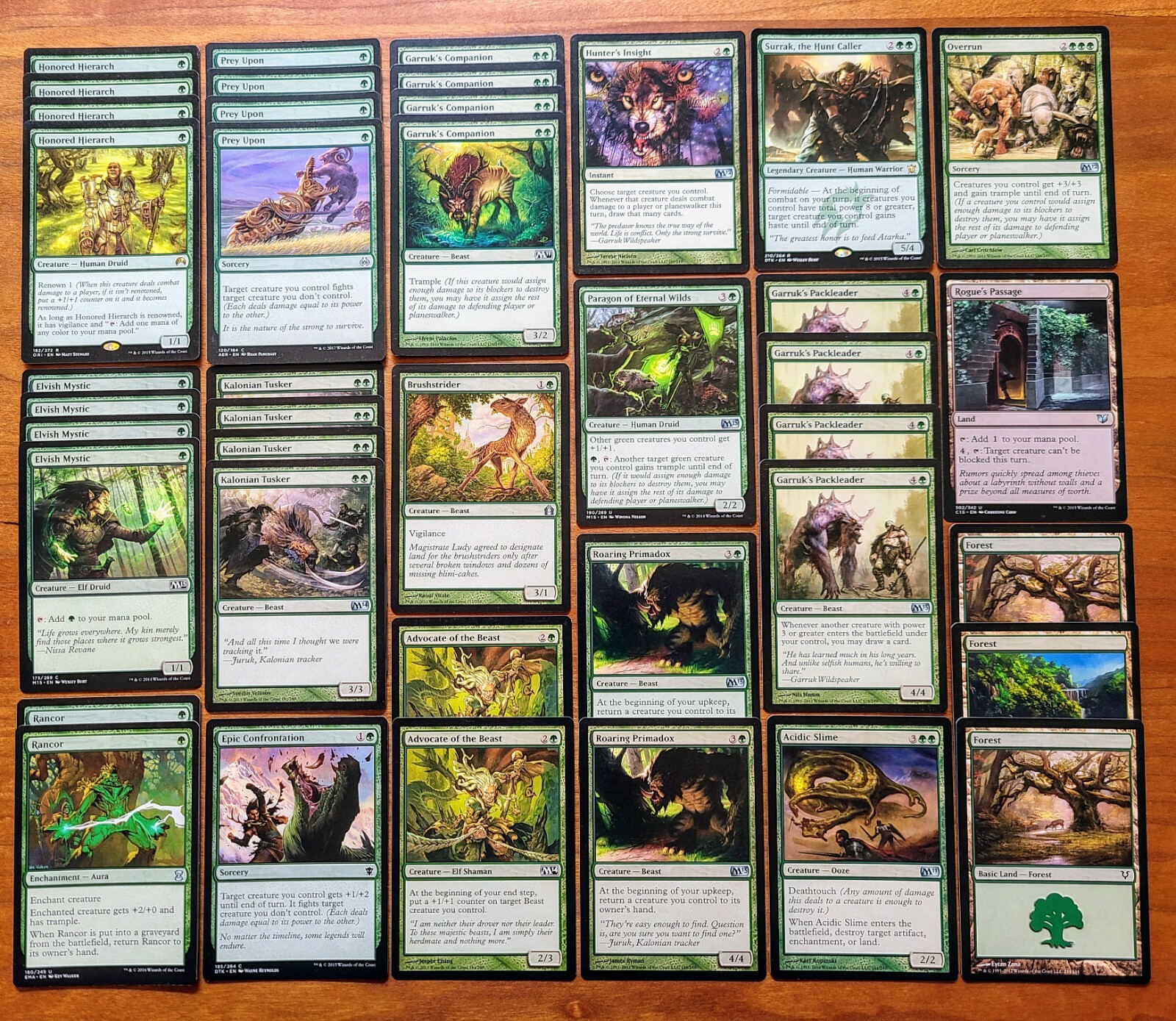 BEAST MODE! * Green Beastly Combo Custom Magic MTG Deck * Wizards of the Coast