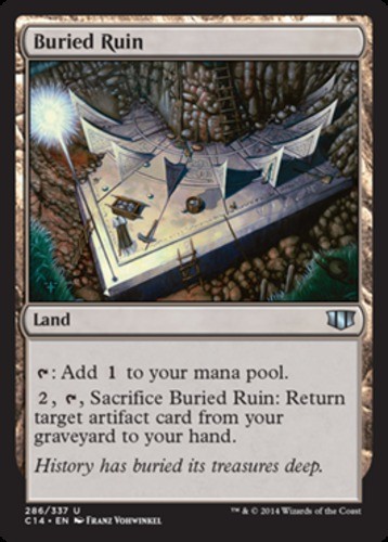 1x Buried Ruin MTG – Commander 2014 – Heavy Play