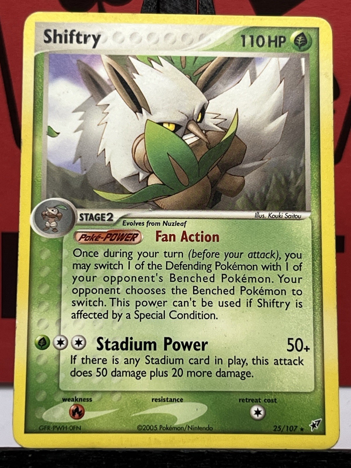 Shiftry 25/107 EX Deoxys Regular Rare 2005 Pokemon Card