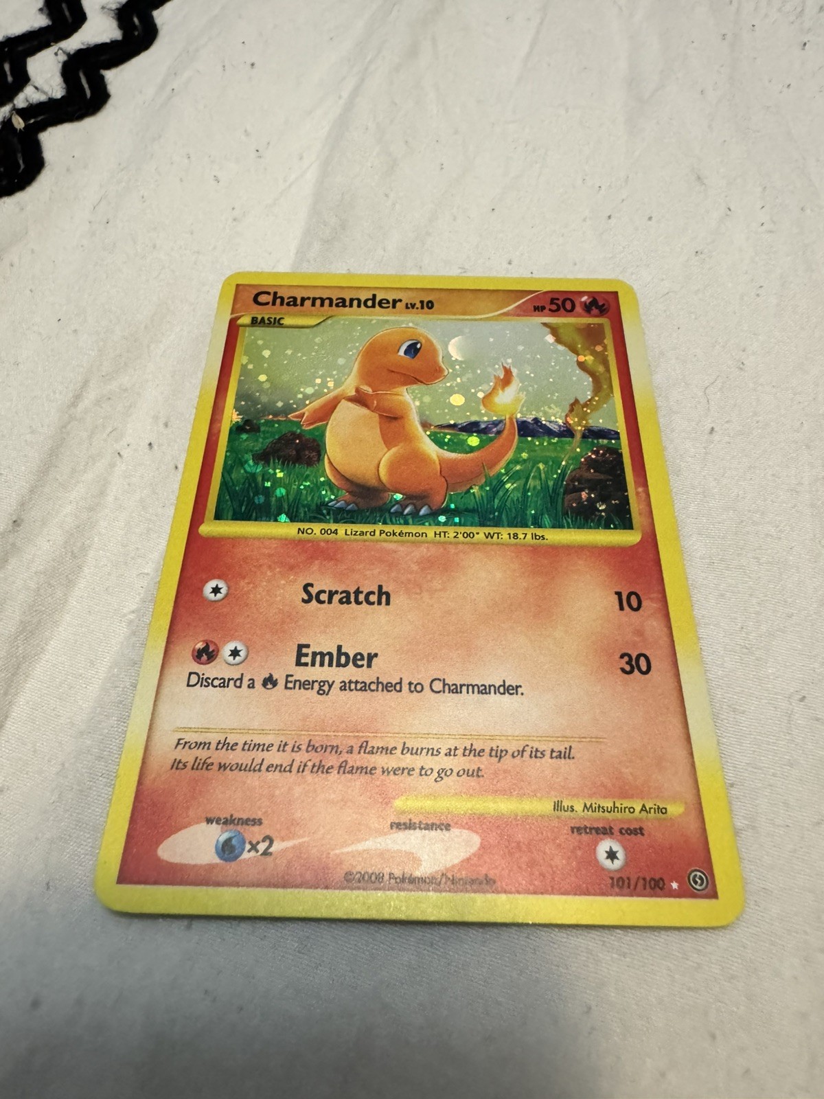 Pokémon – Charmander 101/100 Stormfront (2008) – Holo Secret Rare – NM