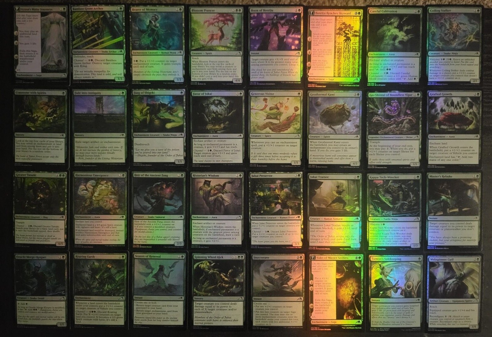 FOIL Common Uncommon Kamigawa Neon Dynasty Tamiyo Safekeeping Secluded Courtyard