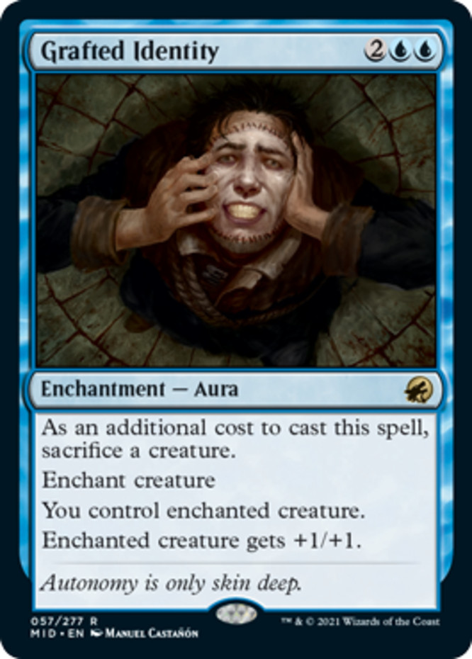 Grafted Identity – Foil NM, English MTG Innistrad: Midnight Hunt