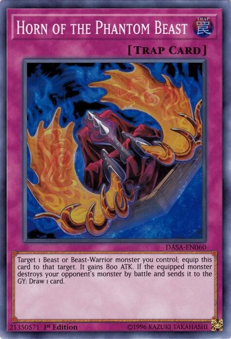 Horn of the Phantom Beast 1st Edition Super Rare Dark Saviors DASA-EN060 NM