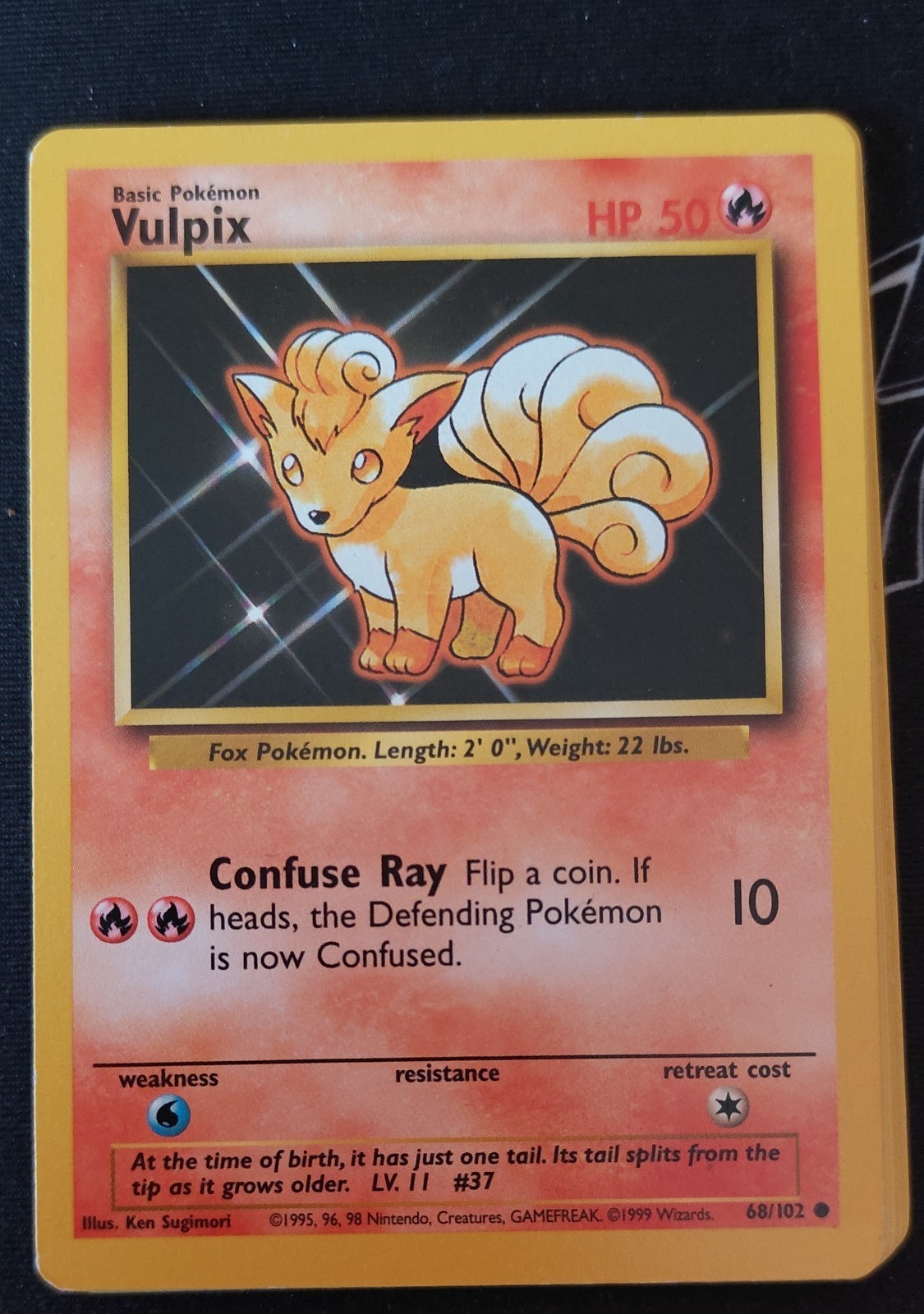 Vulpix 068/102 Base Set Regular