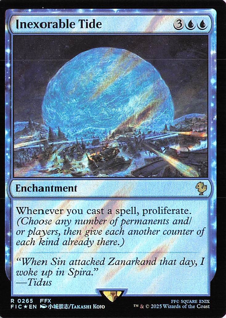 Inexorable Tide (Surge Foil) R Commander: FINAL FANTASY 265 NM