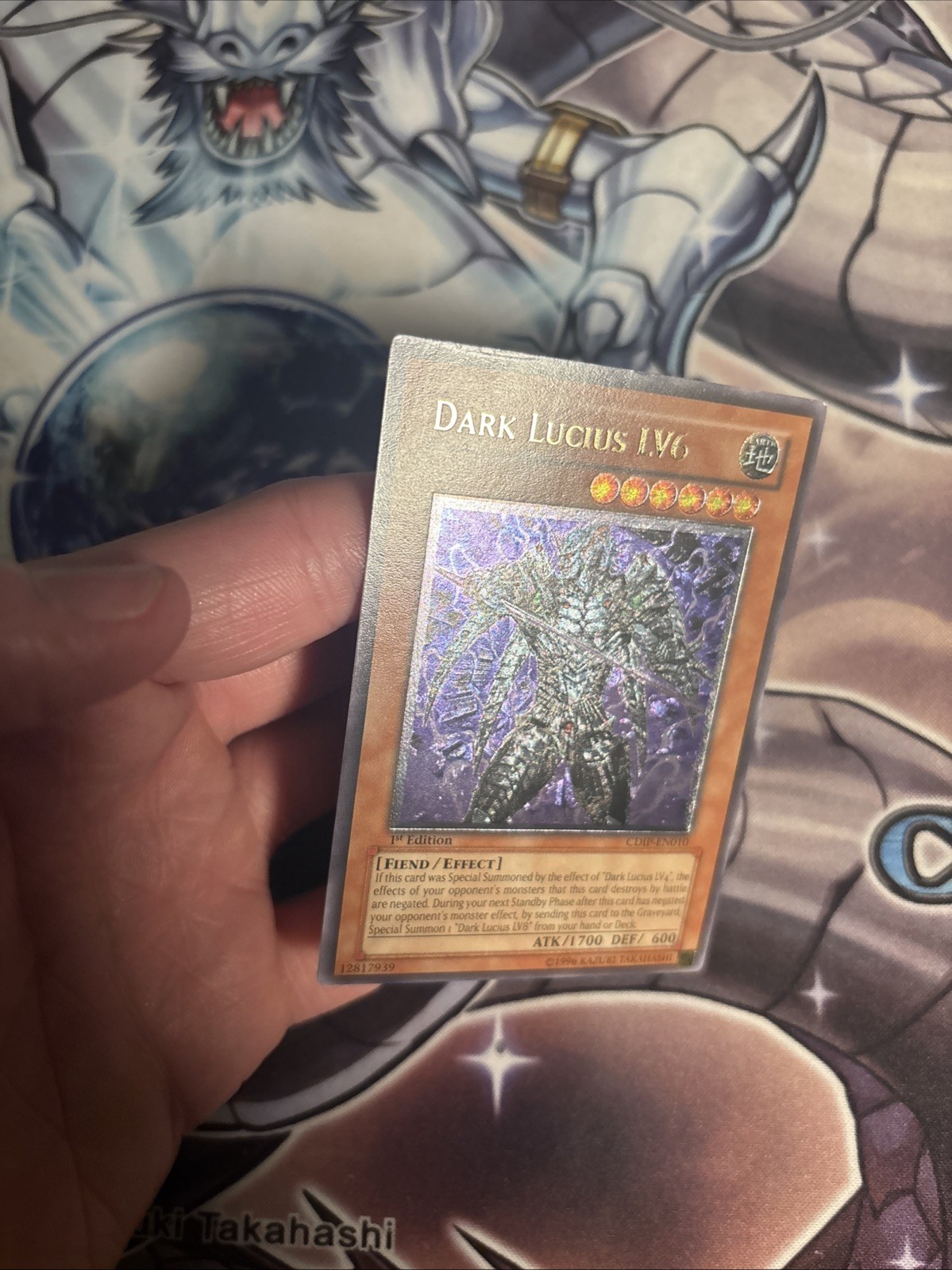 (UTR) Yugioh Dark Lucius LV6 CDIP-EN010 Ultimate Rare 1st Ed LP