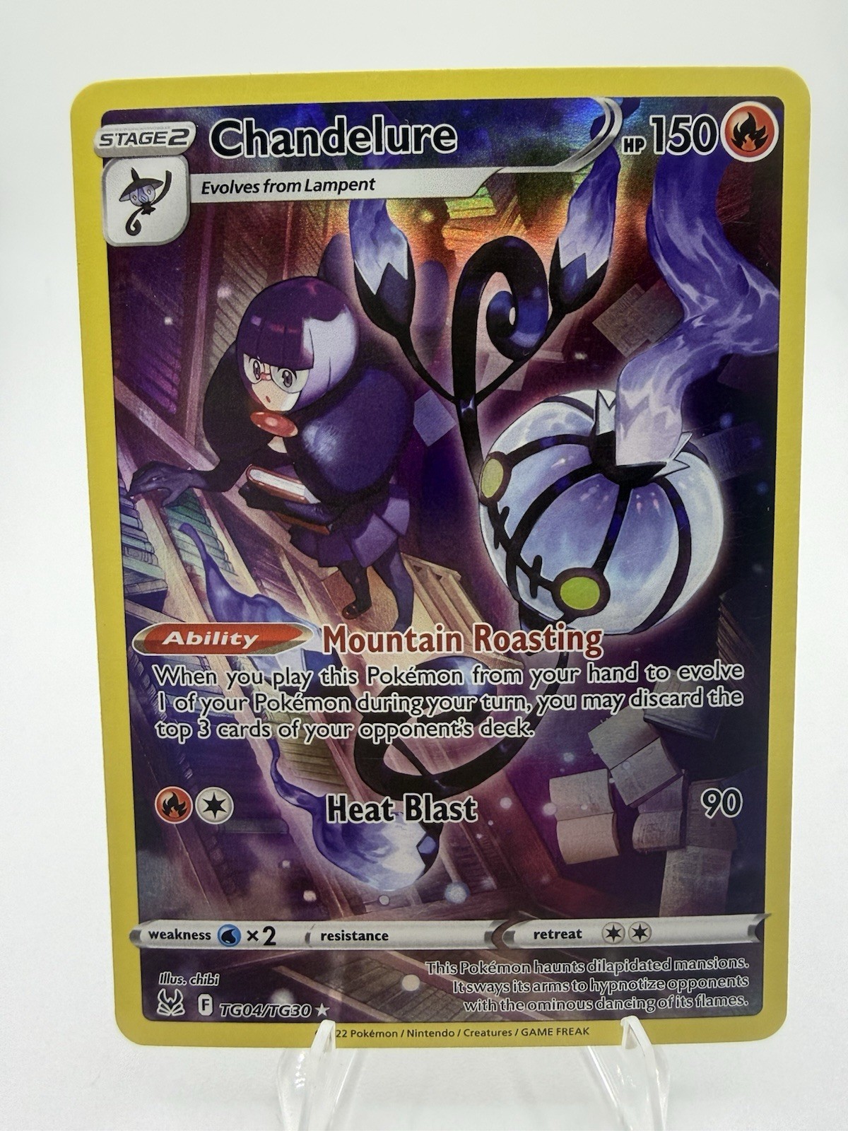 Chandelure – TG04/TG30 Ultra Rare Lost Origin M/NM Pokemon TCG